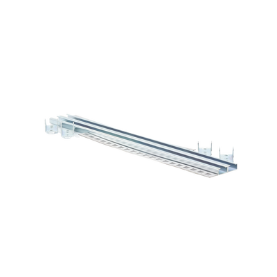 Juego de 2 Herrajes Metálicos para Fijación de Gabinetes Línea PST de 60 cm de ancho. Aplicable en Poste Cuadrado o Redondo.