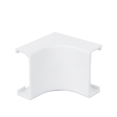 Esquinero interior blanco de PVC auto extinguible, para canaleta PT48 (6120-01002