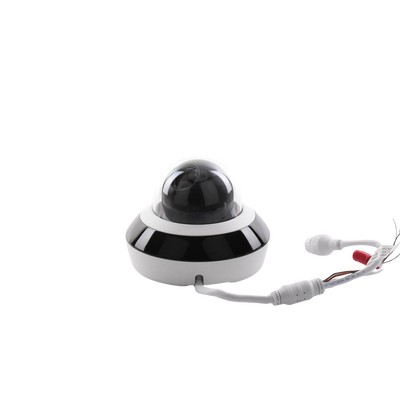 Mini Domo PTZ IP 2 Megapixel / 4X Zoom / H.265+ / 20 mts IR EXIR / WDR 120dB / PoE / IK10 / Exterior IP66 / Ultra Baja Iluminación / Micrófono Integrado / PoE