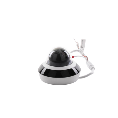 Mini Domo PTZ IP 2 Megapixel / 4X Zoom / H.265+ / 20 mts IR EXIR / WDR 120dB / PoE / IK10 / Exterior IP66 / Ultra Baja Iluminación / Micrófono Integrado / PoE
