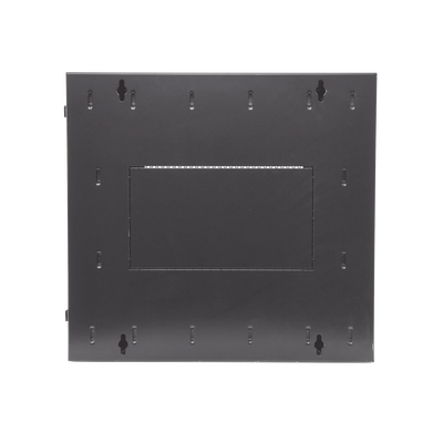 Gabinete PanZone de Montaje en Pared, de 19in, Puerta Ventilada, 12 UR, 635mm de Profundidad, Color Negro
