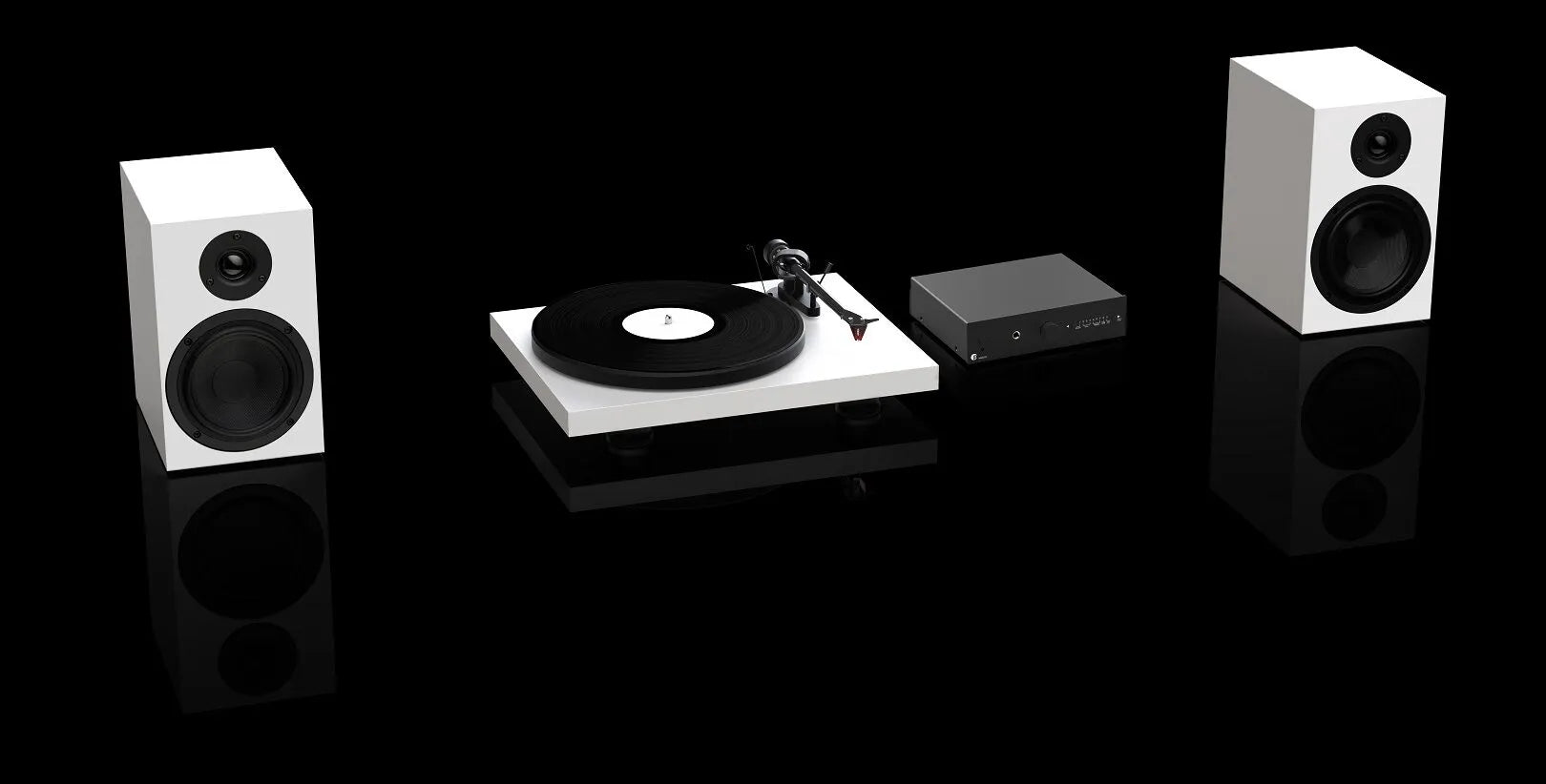 Tornamesa Pro-Ject Colourful Audio System 2 Satin WHITE