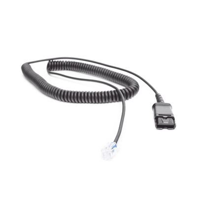 Cable adaptador para diademas modelo HT101, HT201 y HT202 para compatibilidad con teléfonos Grandstream, análogos, digitales, etc.