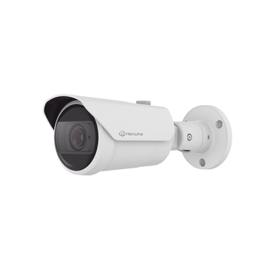 Cámara IP Tipo Bala Antivandálica 5 Megapíxel / Lente Varifocal 3.2 - 10mm / IR 30M / WDR 120db / IP66 / H.265 & WiseStream / Inteligencia Artificial Deteccion de Personas y vehiculos