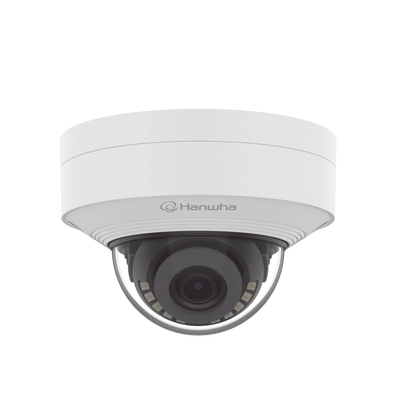 Cámara IP Tipo Domo con inteligencia artificial Antivandálica 5 Megapíxel / Lente 3 mm / IR 20M / WDR 120db / Exterior IP66 / IK10 / NEMA4X / H.265 & WiseStream / Conteo de personas y vehiculos