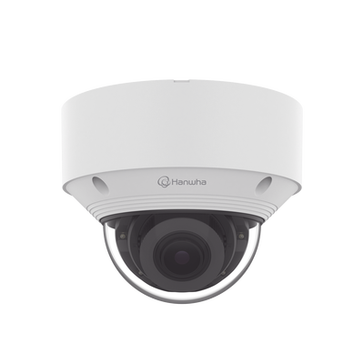 Cámara IP Tipo domo Antivandálica 5 Megapíxel / Lente Varifocal 3.2 - 10mm / IR 30M / WDR 120db / IP66 / H.265 & WiseStream / Inteligencia Artificial Deteccion de Personas y vehiculos