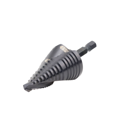 Broca Escalonada 12 en 1, de Liberación Rápida, Acanaladura en Espiral, produce Agujeros de 2-3 cm e Intermedios. 10x más Durable