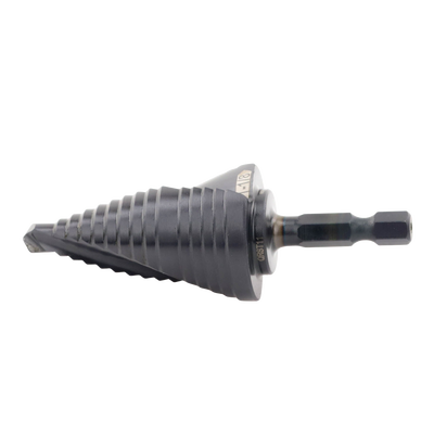 Broca Escalonada 12 en 1, de Liberación Rápida, Acanaladura en Espiral, produce Agujeros de 2-3 cm e Intermedios. 10x más Durable