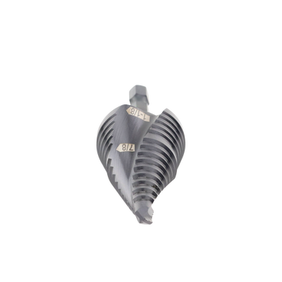 Broca Escalonada 12 en 1, de Liberación Rápida, Acanaladura en Espiral, produce Agujeros de 2-3 cm e Intermedios. 10x más Durable