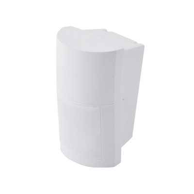 Detector de Movimiento Pasivo / Inalambrico (alimentación) / Altura de montaje 0.8m a 2.7 m  ajustable  / 100% Exterior / Compatible con cualquier panel de alarma