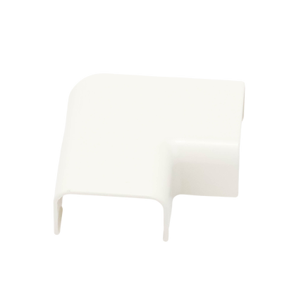 Conexión en ángulo recto "L", para uso con canaleta LD10, material ABS, Color Blanco Mate