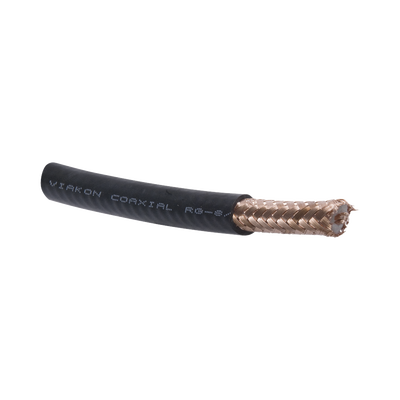Cable Coaxial /  RG8 / 50 metros /  50 OHMS /  4.1 dB /  Malla de Cobre al 97 % / Hecho en México / Intemperie