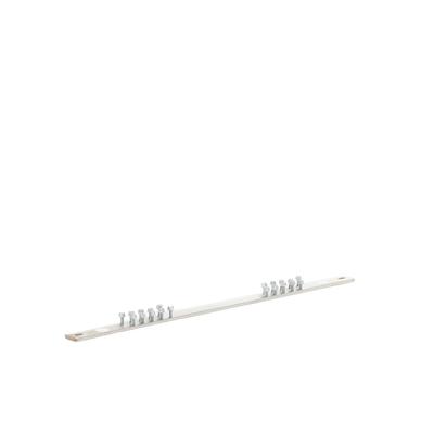 Barra de Conexión a Tierra, Para Rack de 19", Con 20 Orificios Para Conexión Rápida de Equipos, Incluye 20 Tornillos # 12-24 x 1/2" Instalados