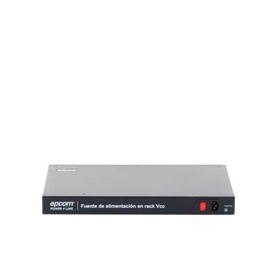 Fuente 12 Vcc /  Industrial / tipo RACK / 20 Amperes / 16 salidas / 1.25 Amperes por salida administrada / 2.5 Amperes por salida máxima