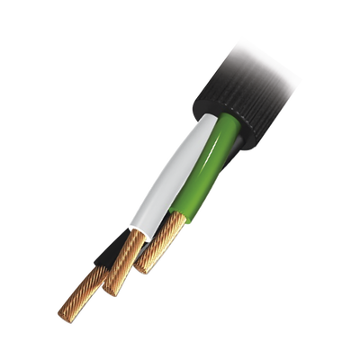 Cable Eléctrico de Uso Rudo 3 Hilos Calibre 16 AWG, Hasta 600 V. Rollo de 100 m.