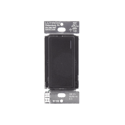 (RadioRa3) Apagador Sunnata color negro para linea Radio Ra3, 8A de iluminación, 5.8A Motor