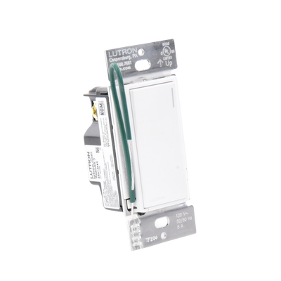 (RadioRa3) Apagador Sunnata color blanco mate para linea Radio Ra3, 8A de iluminación, 5.8A Motor