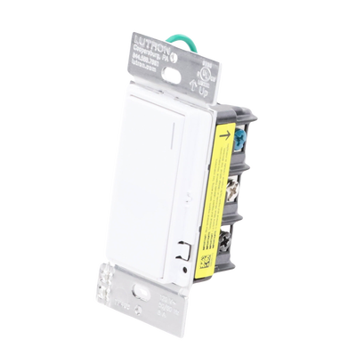 (RadioRa3) Apagador Sunnata color blanco para linea Radio Ra3, 8A de iluminacion, 5.8A Motor