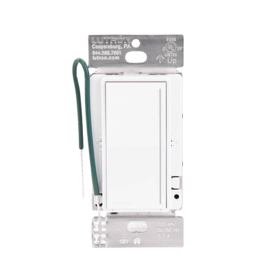 (RadioRa3) )Atenuador (dimmer) Auxiliar de pared, compañero de atenuadores multilocación. Usar en 3 vías o escalera.