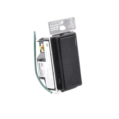 (RadioRA3) Apagador Auxiliar de pared, compañero de apagadores multilocación. Usar en 3 vías o escalera. Color negro.