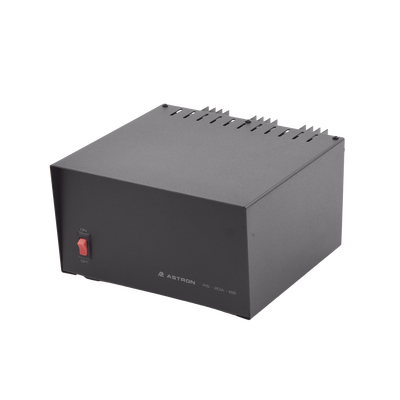 Fuente de poder Astron| Salidas 13.8Vcc, 20A | Lineal Regulada con Circuito Cargador de Baterías.