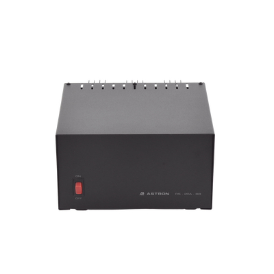 Fuente de poder Astron| Salidas 13.8Vcc, 20A | Lineal Regulada con Circuito Cargador de Baterías.