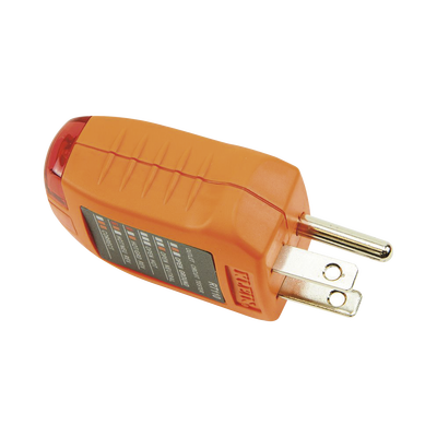 Probador de Tomacorrientes Estándar, con Secuencia de Luces para Indicar un Cableado Correcto/Incorrecto.