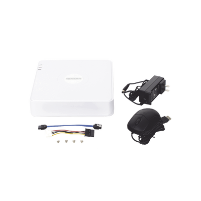DVR 8 Canales TurboHD + 2 Canales IP / 2 Megapixel (1080p) Lite / Acusense Lite (Evita Falsas Alarmas) / Audio por Coaxitron / 1 Bahía de Disco Duro / H.265+ / Salida de Vídeo Full HD