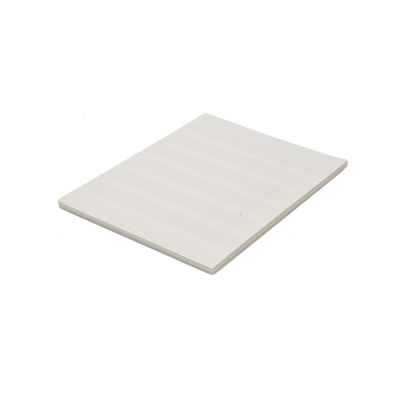 Paquete de Hojas con 2500 Etiquetas de Identificación Auto-laminadas para Impresora Láser/Inyección de Tinta, para Cables de 4.1 a 8.1 mm de Diámetro (10 - 6 AWG), Color Blanco