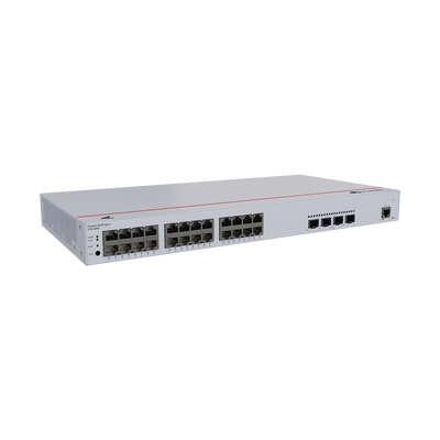 Switch de Acceso eKit Administrable / Capa 2 / 24 Puertos PoE+ Gigabit + 4 Puertos SFP+/SFP + Puerto de Consola  / Poe Perpetuo / Presupuesto PoE 400 W / Sin Licenciamiento