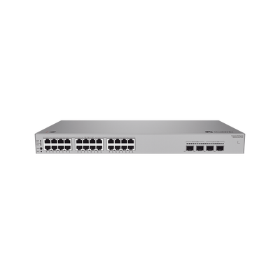 Switch de Acceso eKit Administrable / Capa 2 / 24 Puertos PoE+ Gigabit + 2 Puertos SFP (2.5 Gbps) + 2 Puertos SFP+ /  PoE Perpetuo / Presupuesto PoE 195 W / Sin licenciamiento