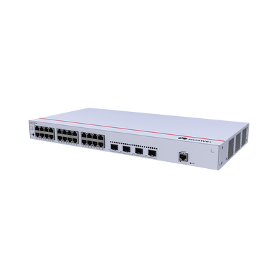 Switch de Distribución/Core Gigabit Administrable  Capa 3 / 24 puertos 10/100/1000 Mbps  / 4 Puertos 1GE SFP Uplink / ERPS / Rutas Estáticas / iStack / Administración Nube Gratis
