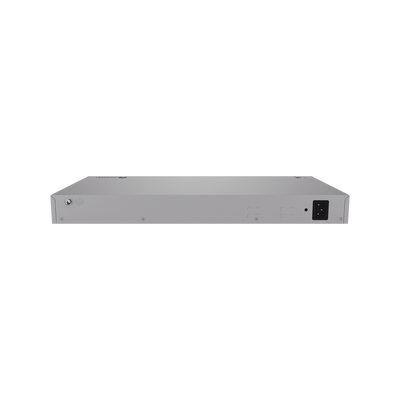Switch de Acceso Gigabit Administrable PoE Capa 2+ / 24 puertos 10/100/1000 Mbps (PoE) / 4 Puertos 2.5GE SFP Uplink  / ERPS / Rutas Estáticas / PoE Perpetuo / 400 W / Administración Nube Gratis