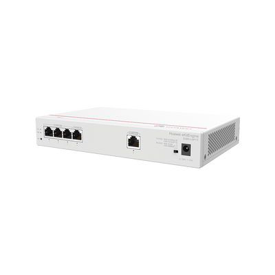 Router Multi-Servicio / 1 puerto 10/100/1000 Mbps(WAN) / 4 puertos 10/100/1000 Mbps(LAN) PoE+ (802.3af/at) / 50W / Rendimiento 1 Gbps / Controla hasta 32 APs / Hasta 150 Clientes / Administración Nube Gratis