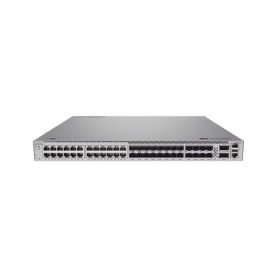 Switch eKit Core Empresarial Híbrido Capa 3 / 24 Puertos Gigabit / 16 Puertos SFP+ (10 Gbps) / 8 Puertos SFP28 (25 Gbps) / 2 Puertos QSFP28 (100 Gbps) / Fuente Redundante 1+1 / Libre de Licenciameinto