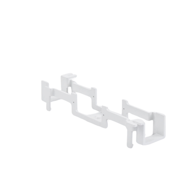 Bracket para Montaje de Regleta S66, Acepta 1 regleta M150 y 1 conector de 25 pares de cada lado