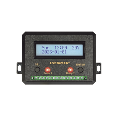 Temporizador Anual / Dos Relevadores / Programable / Pantalla LCD