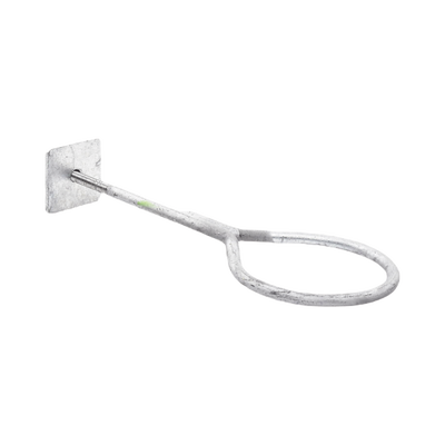 Ancla con Aro, largo: 40 cm. de 1/2" de espesor para Losa o Pared. Galvanizado por Inmersión.
