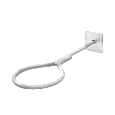Ancla con Aro, largo: 40 cm. de 1/2" de espesor para Losa o Pared. Galvanizado por Inmersión.