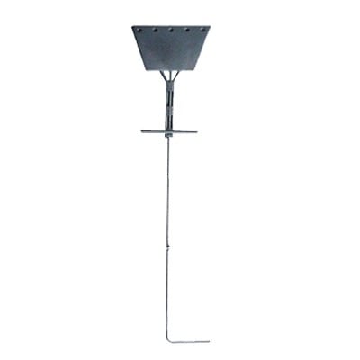 Ancla para retenida para torre de 60 mts., tipo piso con galvanizado por electrólisis
