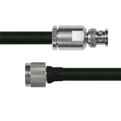 Cable Coaxial RG-214/U de 180 cm, en 50 Ohm, 0.425", CD-4 GHz, con Conectores BNC Macho a N Macho.