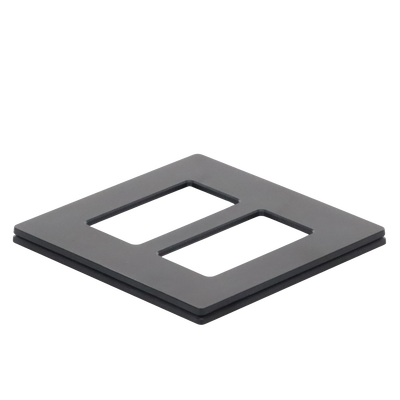 TAPA P/SWITCH /DIMMER 2 ESPACIOS