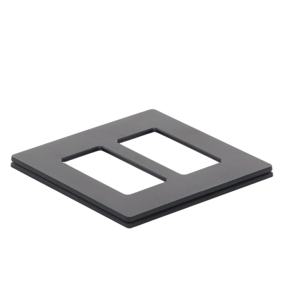 TAPA P/SWITCH /DIMMER 2 ESPACIOS