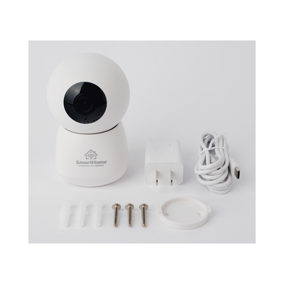 Mini Cámara IP PT 4 Megapíxel | Wi-Fi | Seguimiento Inteligente |  Detección de mascotas |  Audio Bidireccional | Notificación Push | Ranura para Memoria | Uso en Interior | Ángulo de vision: 102°