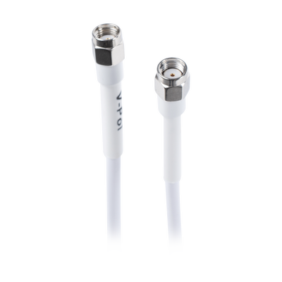 Antena Omnidireccional en 2.4 GHz, Rango de Frecuencias (2.3 - 2.5 GHz), Ganancia de 10 dBi, Doble Polaridad MIMO 2x2, Incluye Jumpers