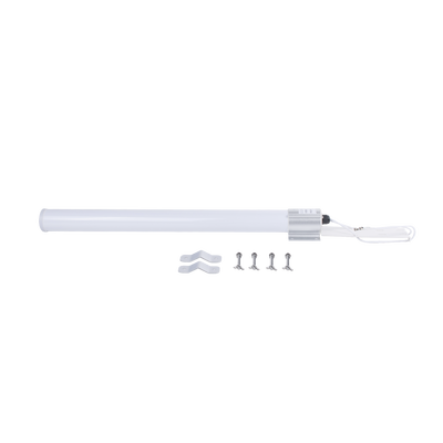 Antena Omnidireccional en 2.4 GHz, Rango de Frecuencias (2.3 - 2.5 GHz), Ganancia de 10 dBi, Doble Polaridad MIMO 2x2, Incluye Jumpers