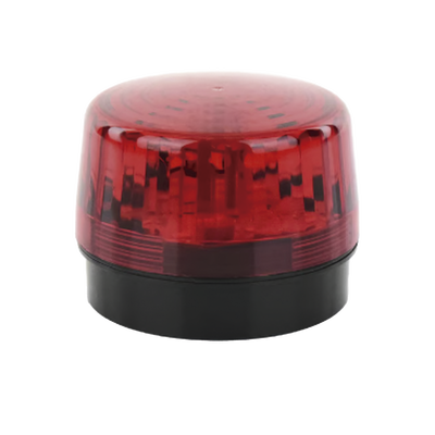 Luz Estroboscópica LED (35) / Patrones de Parpadeo Ajustables / 8 Patrones / Batería de Respaldo / 12-24 Vcc/Vca / Resistente al Clima IP66/IP55