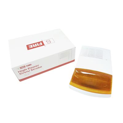 Sirena estrobo / Exterior/ 120dB / Luz intermitente / IP65