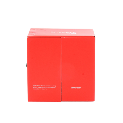 Bobina de 305 Metros de Cable / 2 x 22 AWG / Tipo CCA de Color Blanco / Aplicaciones en Alarmas de Intrusión/Control de Acceso/Automatización/ Interfonos y TV porteros