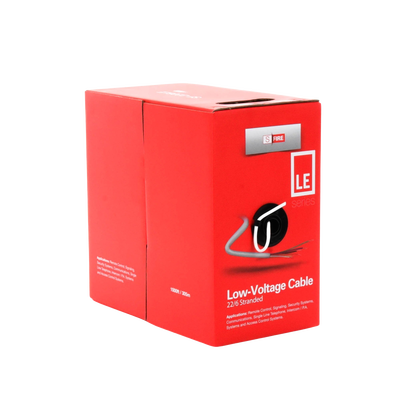 Bobina de 305 Metros / Cable de CCA / 6 x 22 AWG / Tipo Aluminio Revestido de Cobre / Aplicaciones en Control de Acceso / Alarmas de Intrusión/Control de Acceso / Automatización / Interfonos y TV Porteros